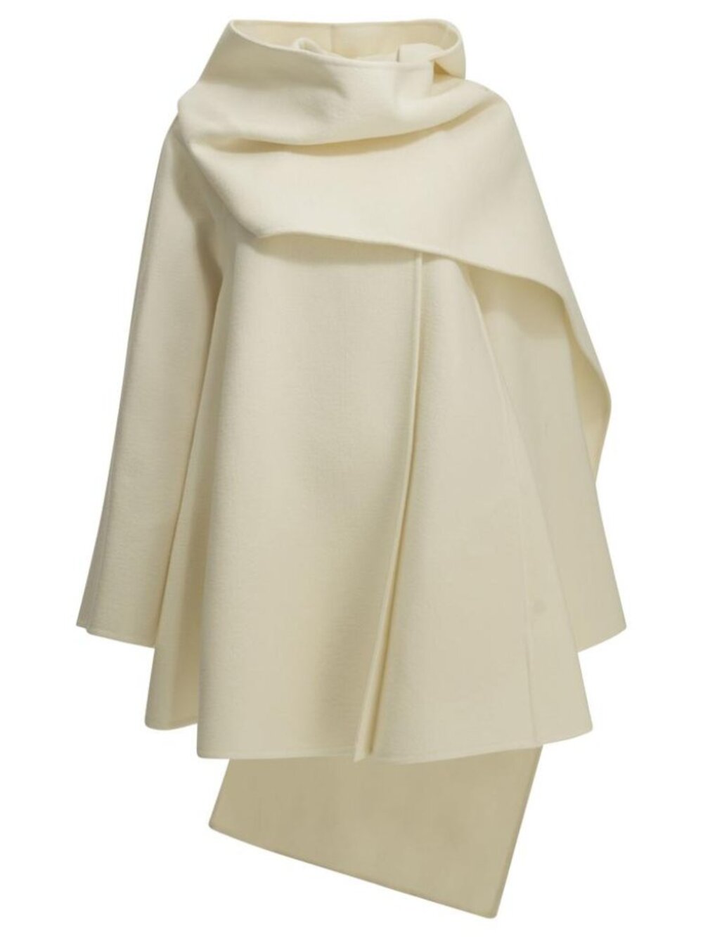Alaïa Short Coat With A Wool Scarf Tag Size 36 Women
